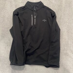 Callaway Black Quarter-Zip Pullover